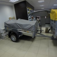 Тент с каркасом к прицепу МЗСА 817710 (Накидка) h=500 мм