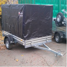 Тент с каркасом к прицепу МЗСА 817702 черный