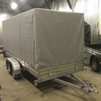 Тент с каркасом ТК35 серый к прицепу МЗСА 817735 h=1500 мм