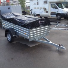 Тент с каркасом к прицепу МЗСА 817701 817730 (Накидка) h=600 мм Тент с каркасом к прицепу МЗСА 817701 817730 (Накидка) h=600 мм