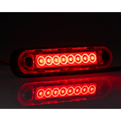 Фонарь габаритный FT-073 C LED LONG - красный