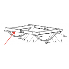 Опора (подрамник) прицепа МЗСА 817700.002 Опора (подрамник) прицепа МЗСА 817700.002